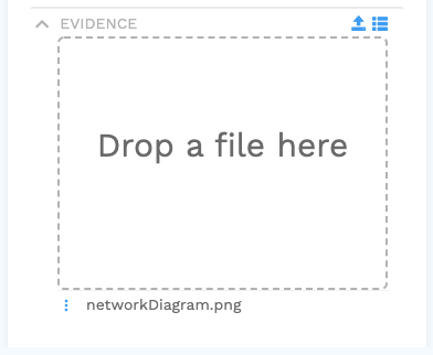 Evidence Upload - Upload Screen